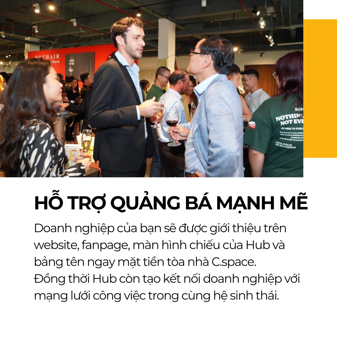 Văn phòng trọn gói Designer Hub • C-Space, 12-13 đường N1, Khu Thương Mại Nam, P. Tân Thuận Đông, Quận 7 - vlook