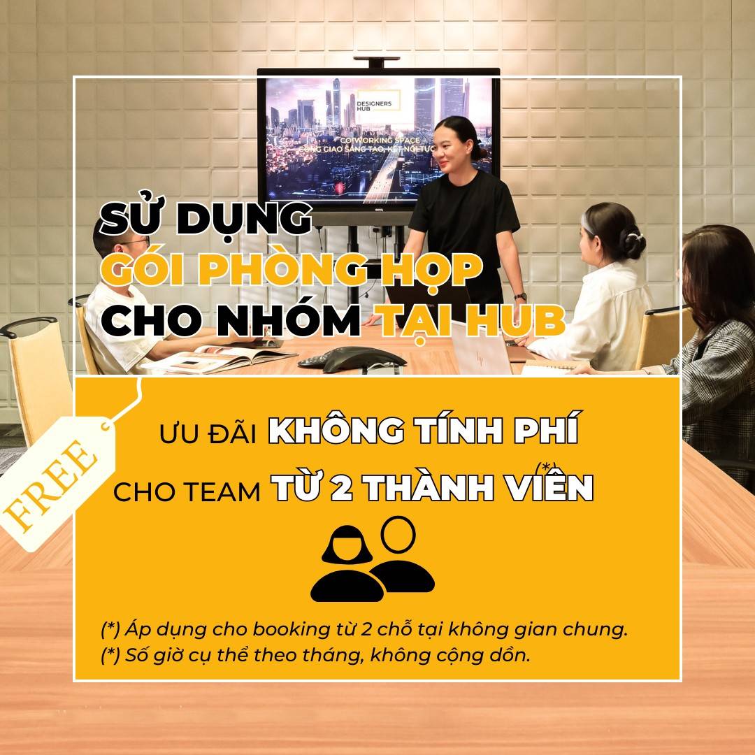 Văn phòng trọn gói Designer Hub • C-Space, 12-13 đường N1, Khu Thương Mại Nam, P. Tân Thuận Đông, Quận 7 - vlook