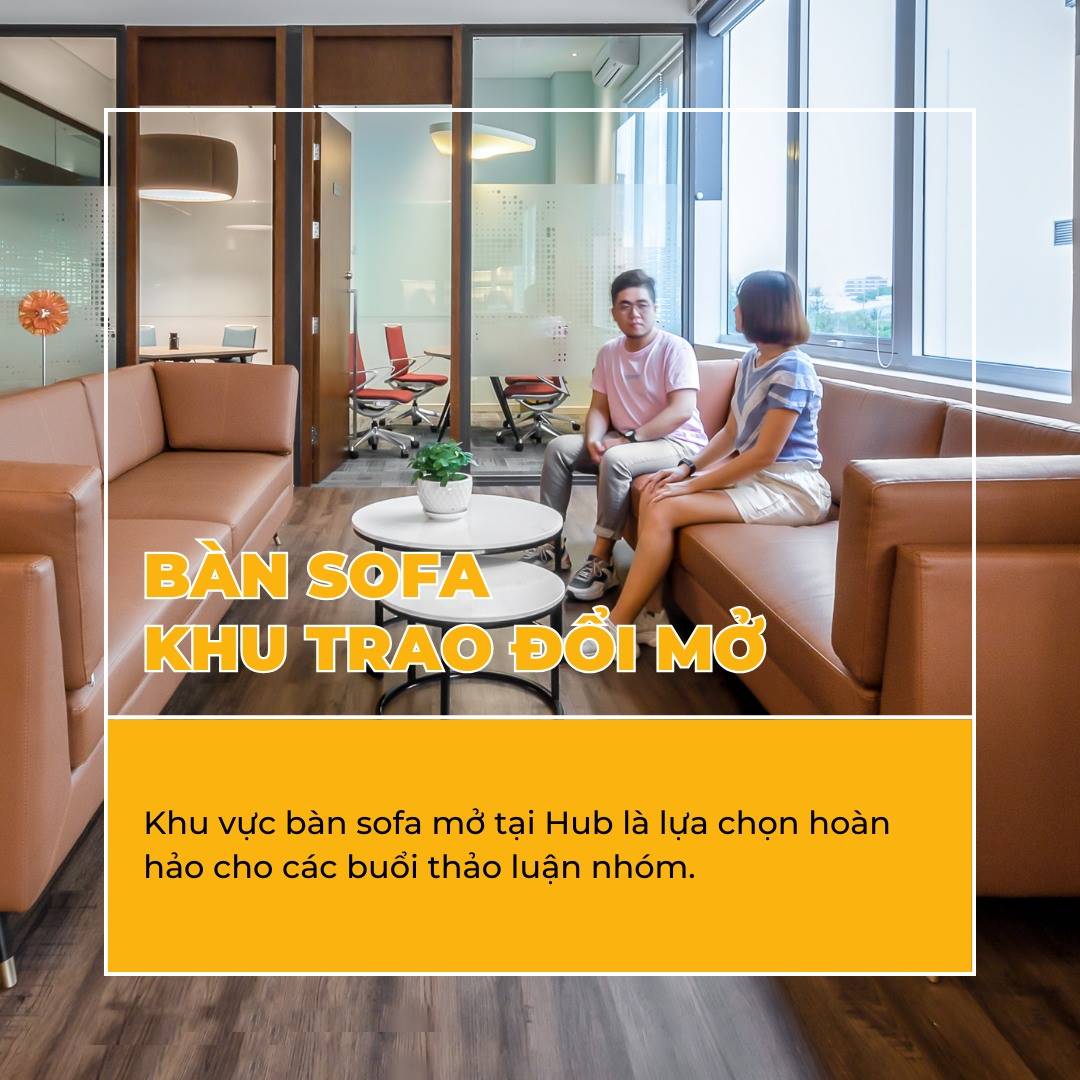 Văn phòng trọn gói Designer Hub • C-Space, 12-13 đường N1, Khu Thương Mại Nam, P. Tân Thuận Đông, Quận 7 - vlook