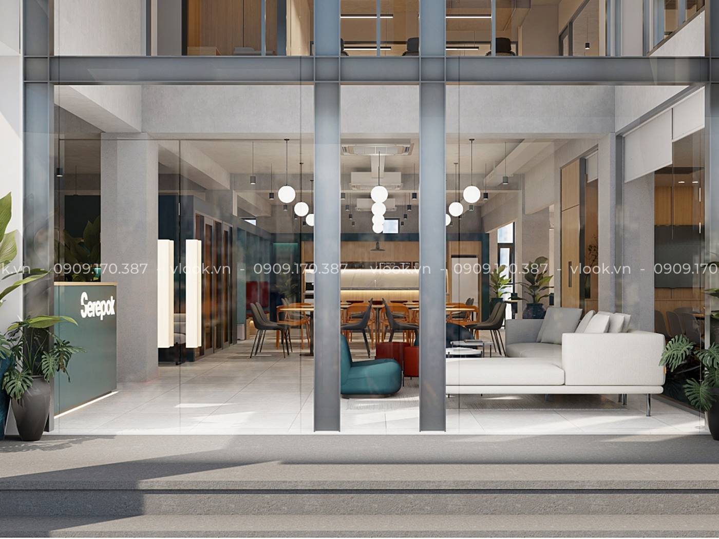 Cho thuê văn phòng trọn gói, coworking tại Serepok • Phan Chu Trinh, 175 Phan Chu Trinh, Phường 13, Quận Bình Thạnh - Vlook