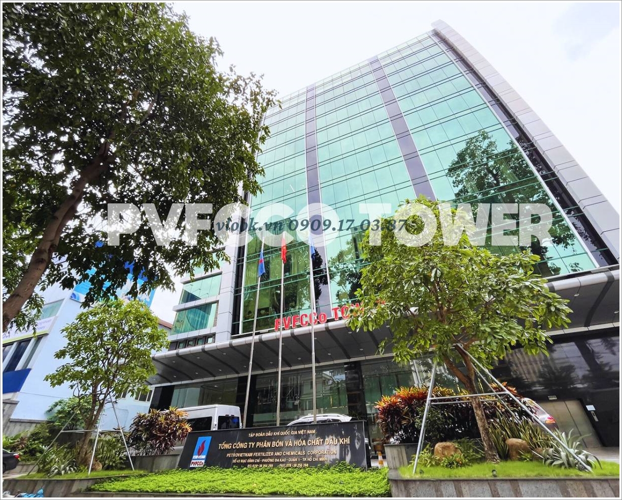 Cao ốc cho thuê văn phòng PVFCCo Tower, Mạc Đĩnh Chi, Quận 1 - Văn phòng cho thuê TP.HCM - vlook.vn