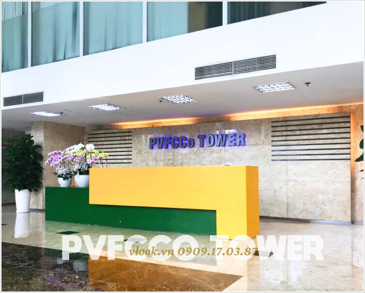 Cao ốc cho thuê văn phòng PVFCCo Tower, Mạc Đĩnh Chi, Quận 1 - Văn phòng cho thuê TP.HCM - vlook.vn