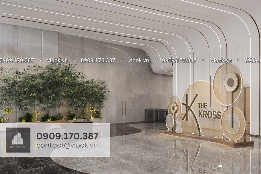 Cao ốc văn phòng cho thuê tòa nhà The Kross Tower, 3A-3B Tôn Đức Thắng, Phường Sài Gòn, Quận 1, TP.HCM - vlook.vn - 0909.170.387