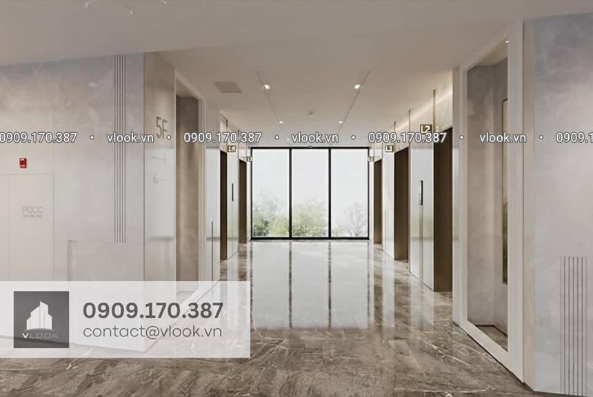 Cao ốc văn phòng cho thuê tòa nhà The Kross Tower, 3A-3B Tôn Đức Thắng, Phường Sài Gòn, Quận 1, TP.HCM - vlook.vn - 0909.170.387