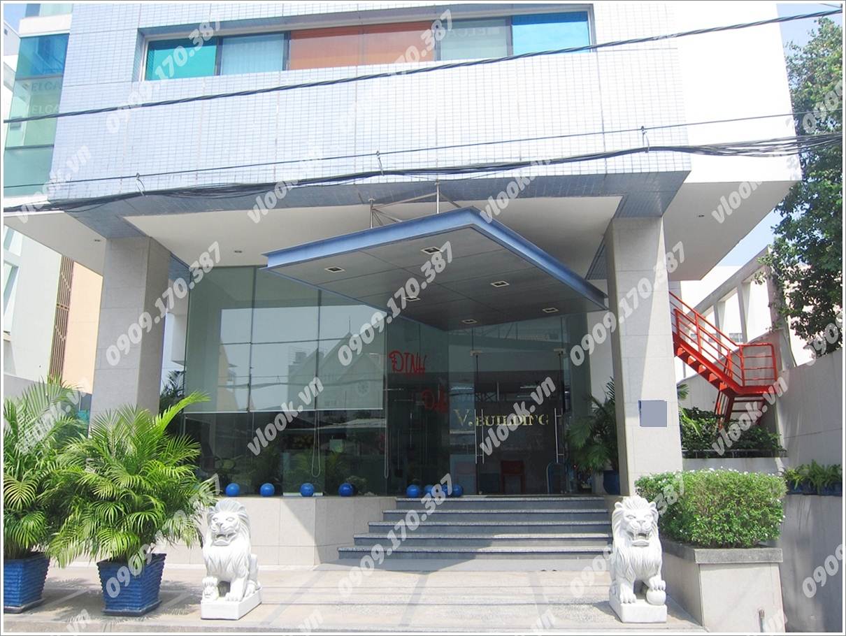 Cao ốc văn phòng cho thuê V Building Ung Văn Khiêm Phường 25 Quận Bình Thạnh TP.HCM - vlook.vn