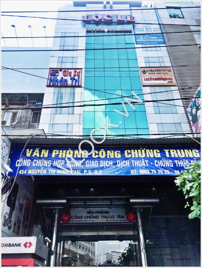 VLOOK.VN - Cho thuê văn phòng quận 3 đường Nguyễn Thị Minh Khai - Lộc Lê Building