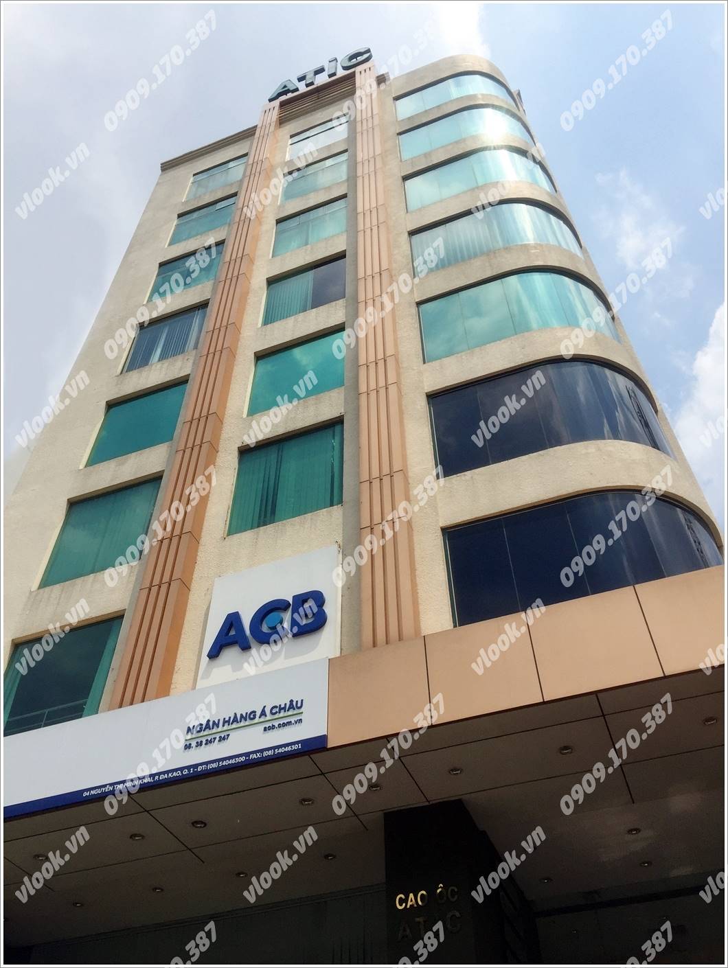 Cao ốc cho thuê văn phòng Atic Building, Nguyễn Thị Minh Khai, Quận 1, TPHCM - vlook.vn