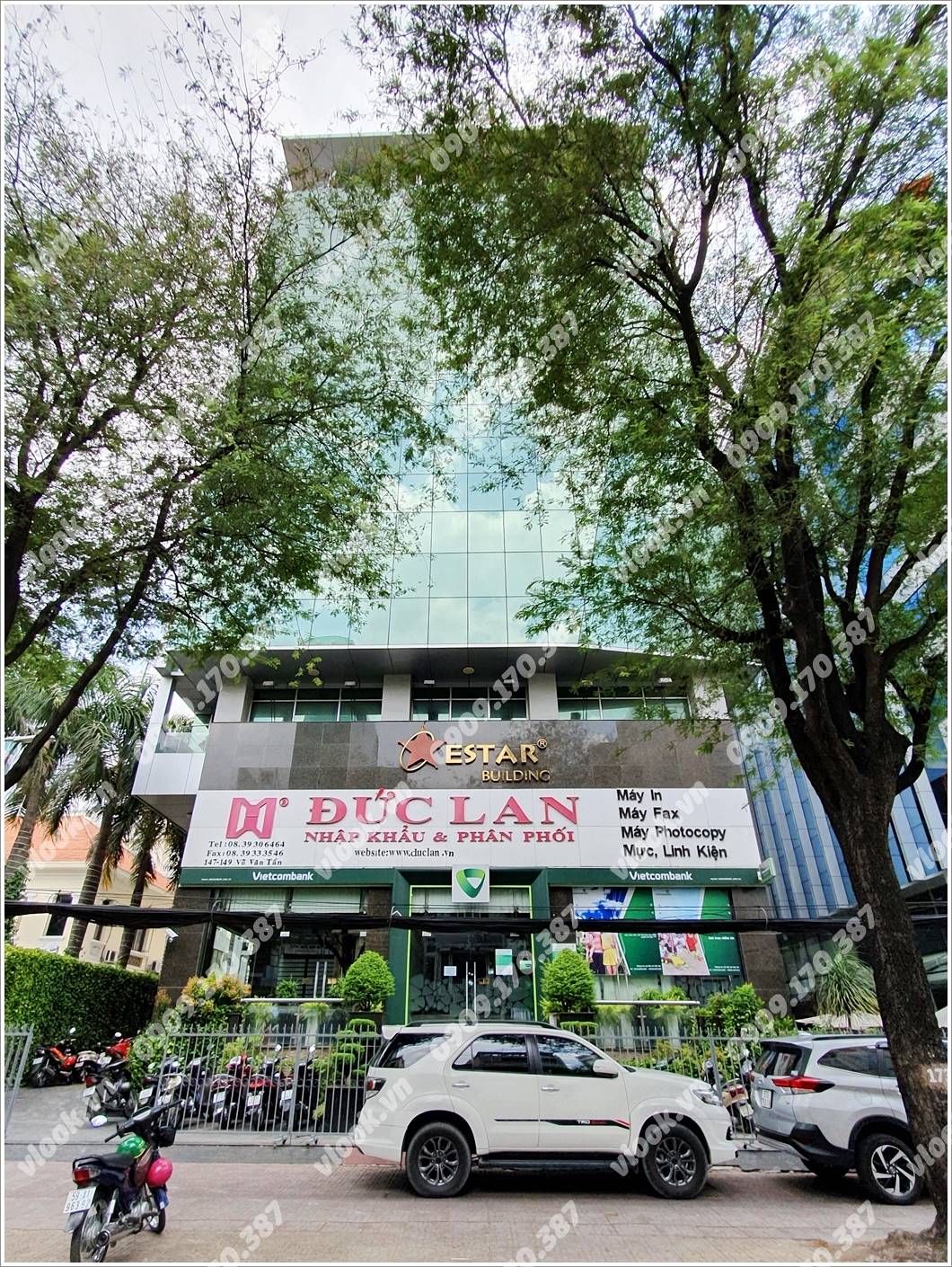 Mặt trước cao ốc cho thuê văn phòng Estar Building, Võ Văn Tần, Quận 3, TPHCM - vlook.vn