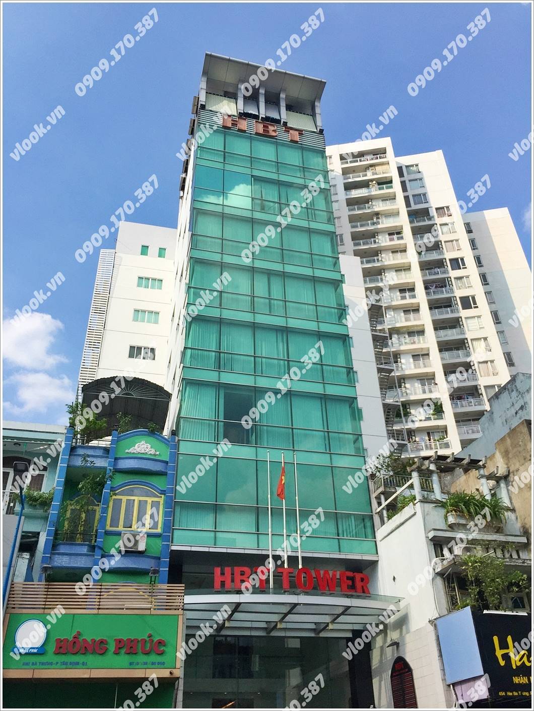 Cao ốc văn phòng cho thuê HBT Tower Hai Bà Trưng Quận 1 TPHCM - vlook.vn