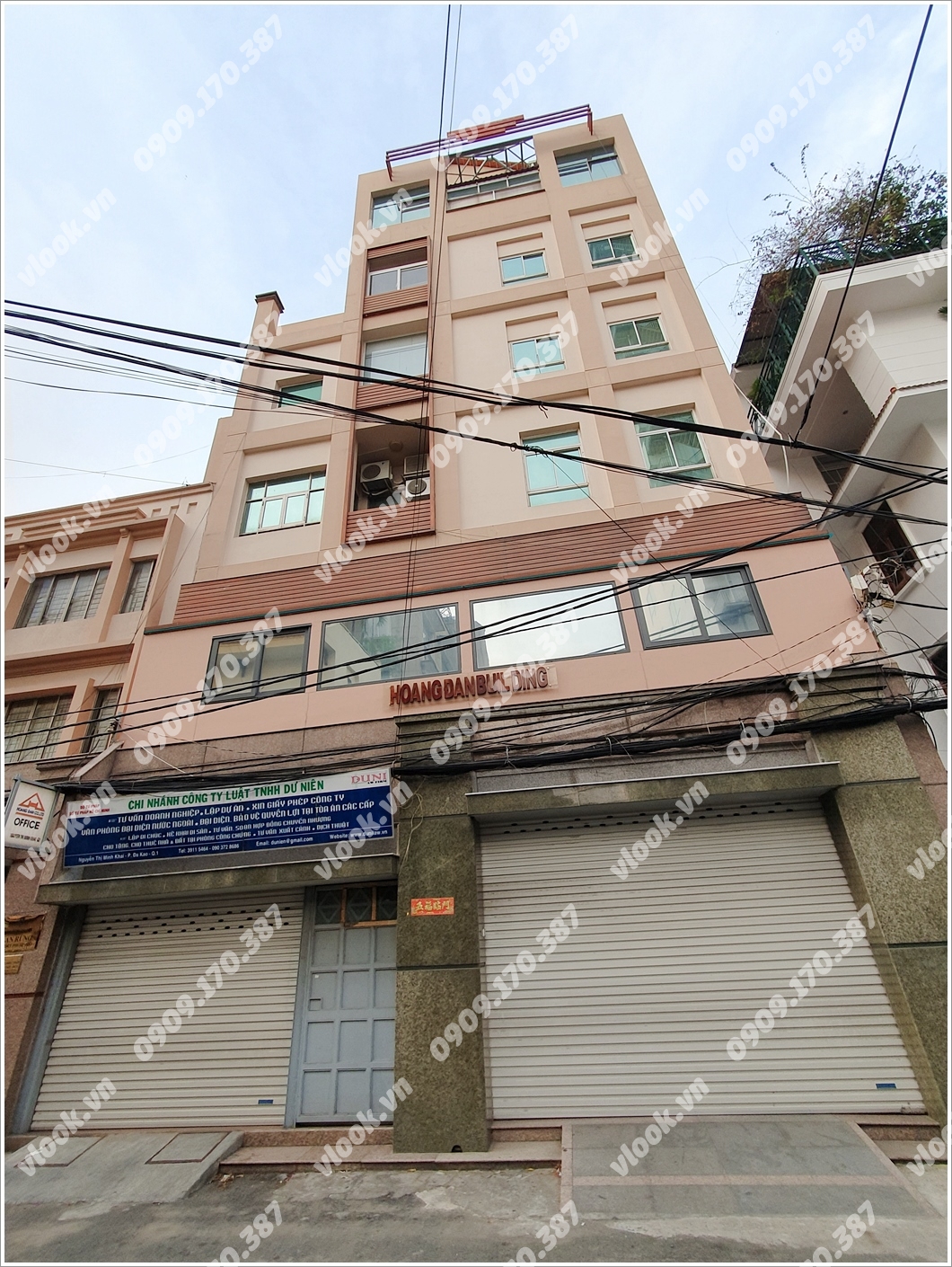 Cao ốc cho thuê văn phòng Hoàng Đan Building, Nguyễn Thị Minh Khai, Quận 1, TPHCM - vlook.vn