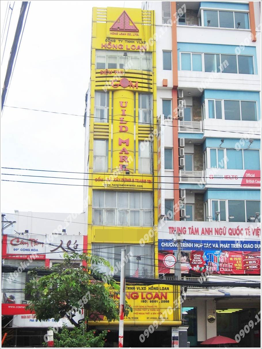 Cao ốc văn phòng cho thuê Hồng Loan Building Cộng Hòa Phường 4 Quận Tân Bình - vlook.vn