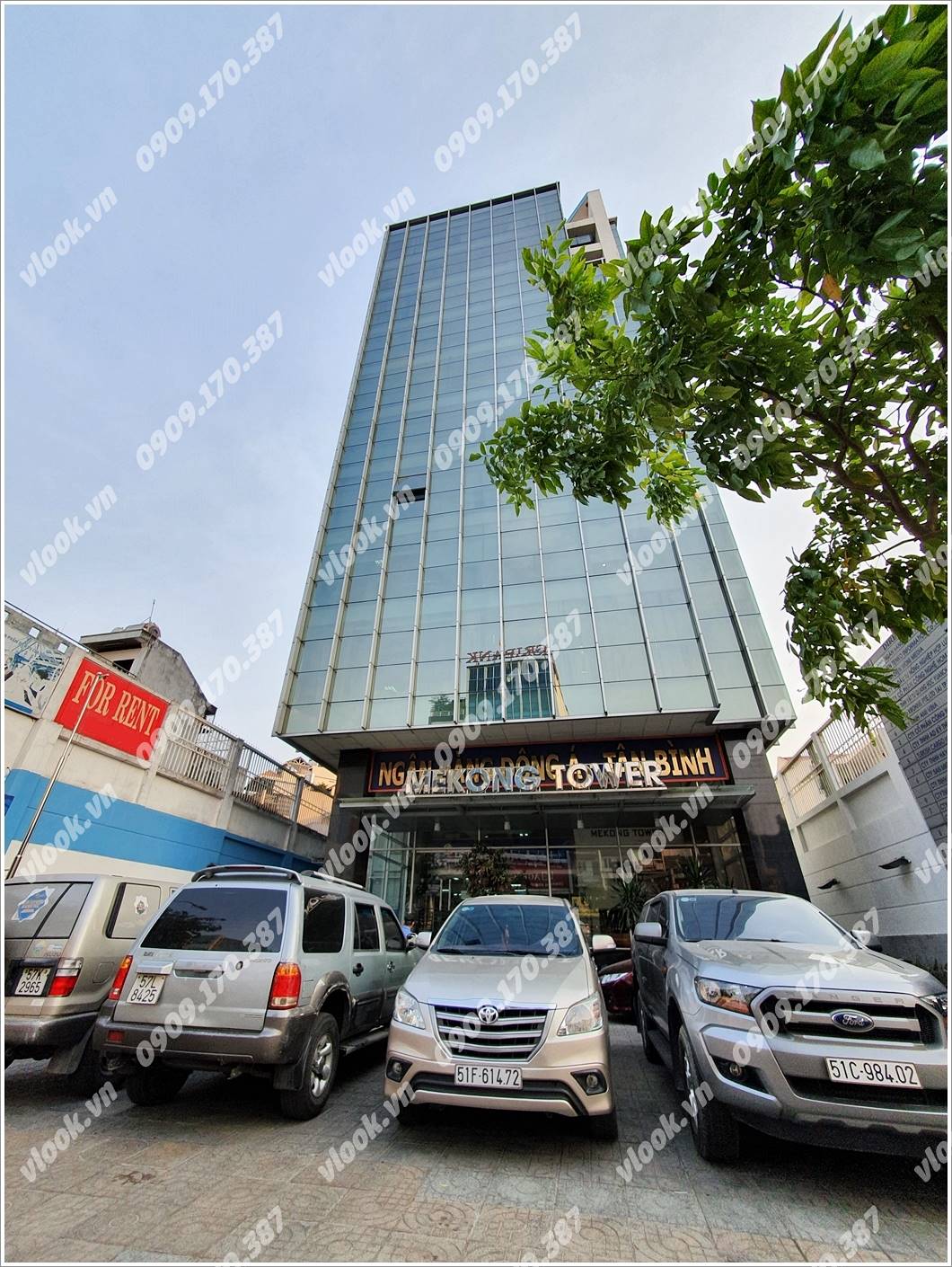 Cao ốc văn phòng cho thuê tòa nhà Mekong Tower, Cộng Hòa, Quận Tân Bình, TPHCM - vlook.vn