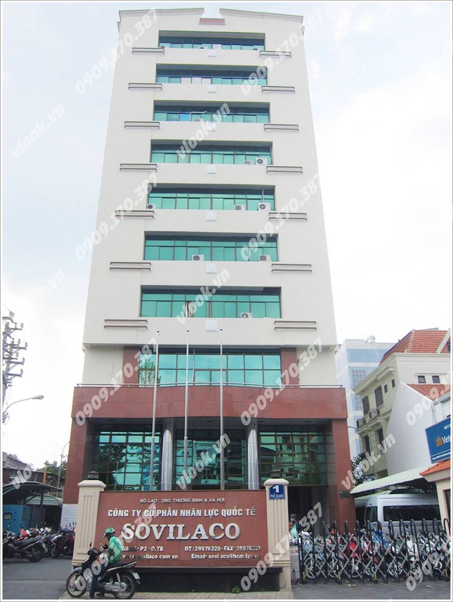 Cao ốc văn phòng cho thuê tòa nhà Sovilaco Building, Phổ Quang, Quận Tân Bình, TPHCM - vlook.vn