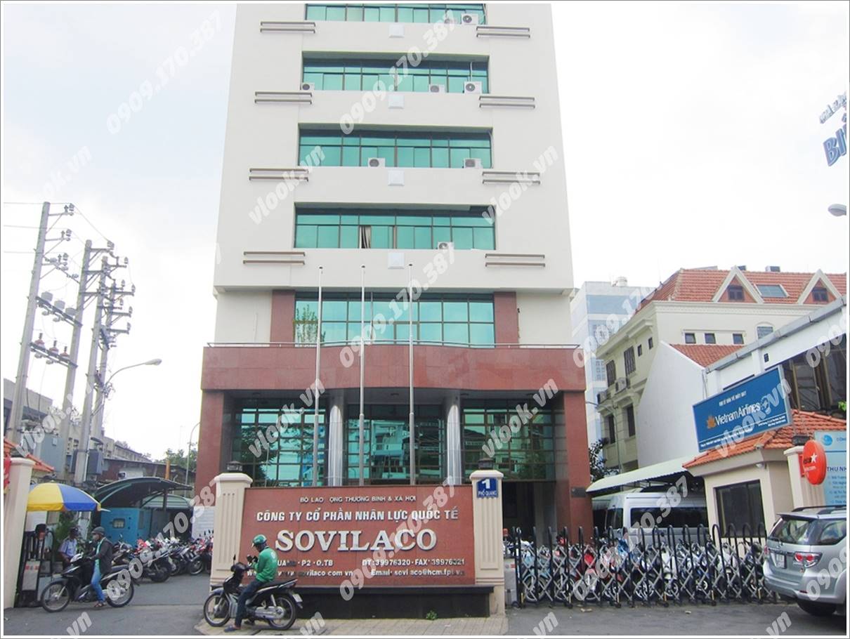 Cao ốc văn phòng cho thuê tòa nhà Sovilaco Building, Phổ Quang, Quận Tân Bình, TPHCM - vlook.vn