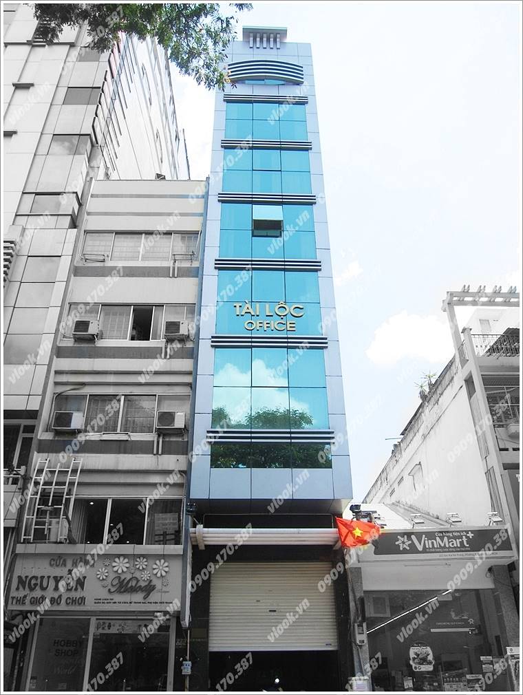 Cao ốc văn phòng cho thuê tòa nhà Tài Lộc Office, Hai Bà Trưng, Quận 3, TPHCM - vlook.vn