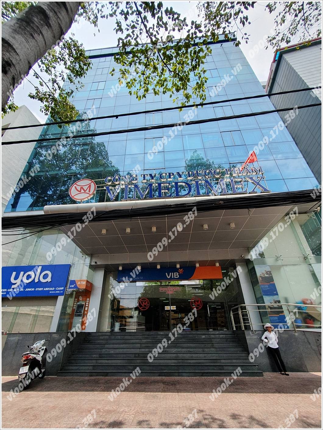 Cao ốc cho thuê văn phòng tòa nhà Vimedimex Building, Cống Quỳnh, Quận 1, TPHCM - vlook.vn