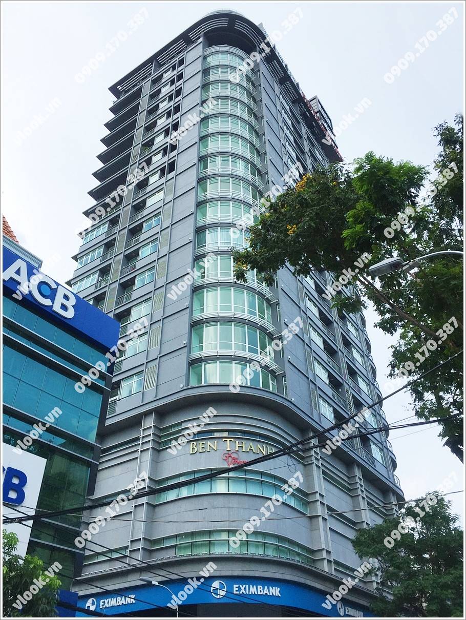 Cao ốc cho thuê văn phòng Bến Thành Tower Ký Con Quận 1, TP.HCM - vlook.vn