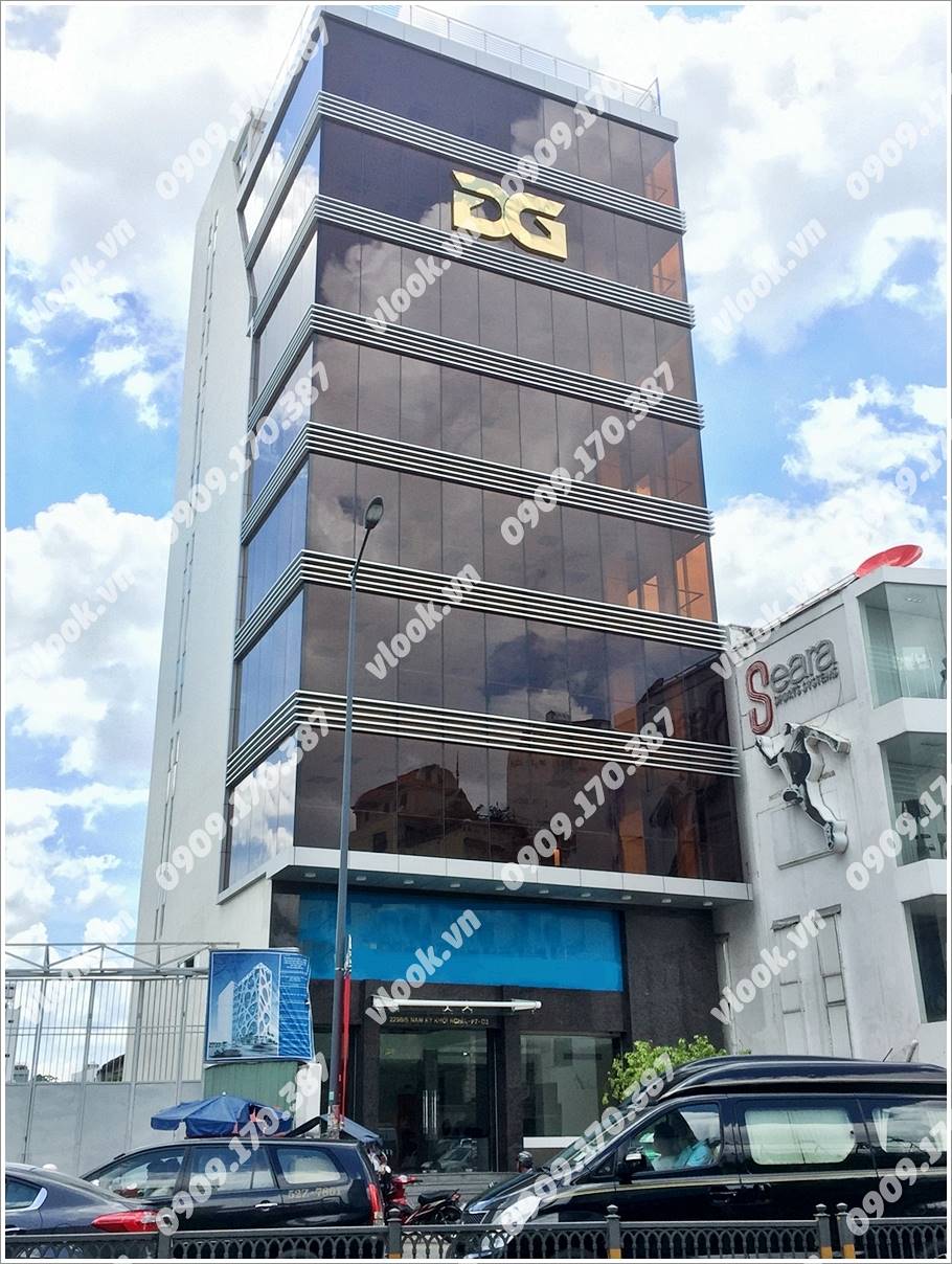Cao ốc cho thuê văn phòng DG Building Nam Kỳ Khởi Nghĩa Quận 3 - vlook.vn