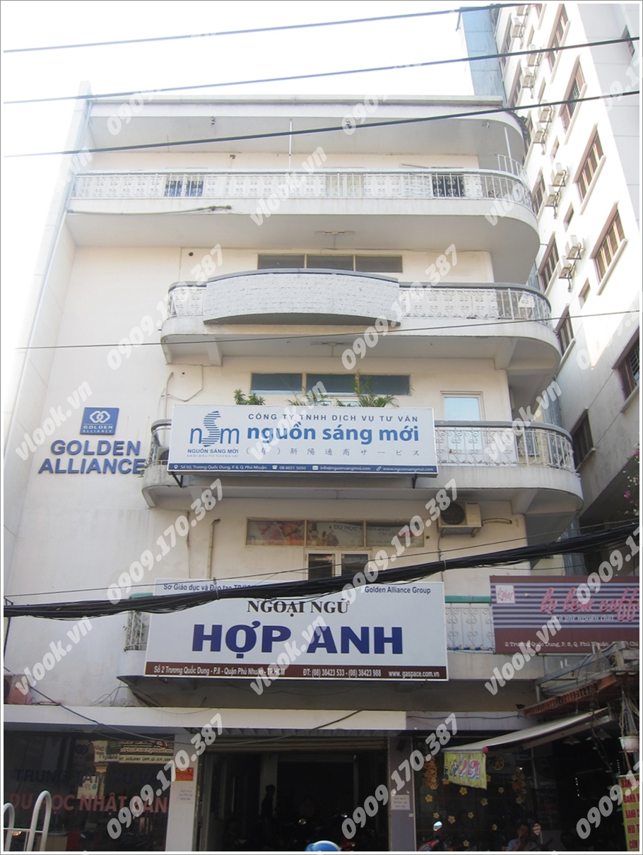 Cao ốc cho thuê văn phòng Hợp Anh Building Trương Quốc Dung Phường 8 Quận Phú Nhuận TP.HCM - vlook.vn