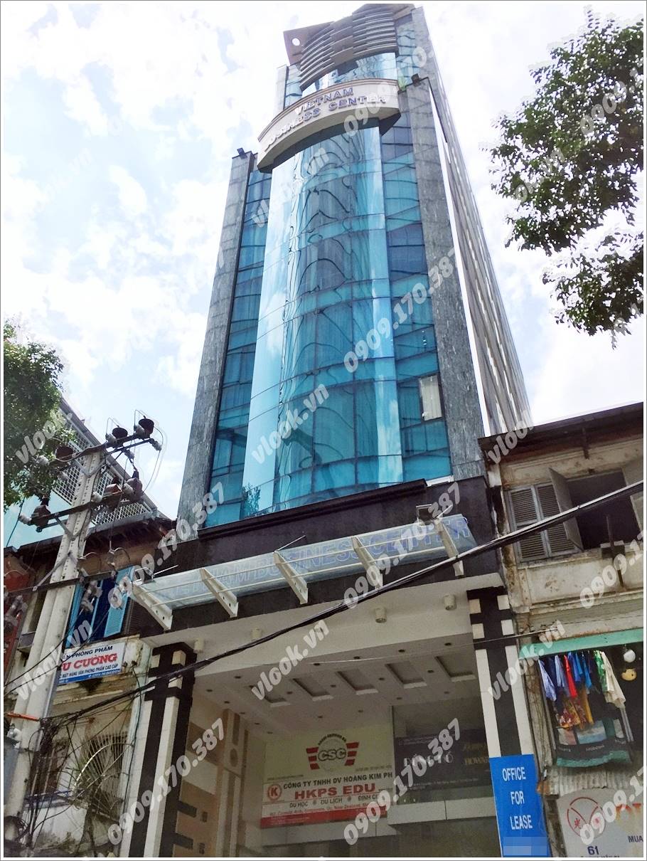 Cao ốc cho thuê văn phòng tòa nhà Vietnam Business Center, Hồ Tùng Mậu, Quận 1, TP.HCM - vlook.vn
