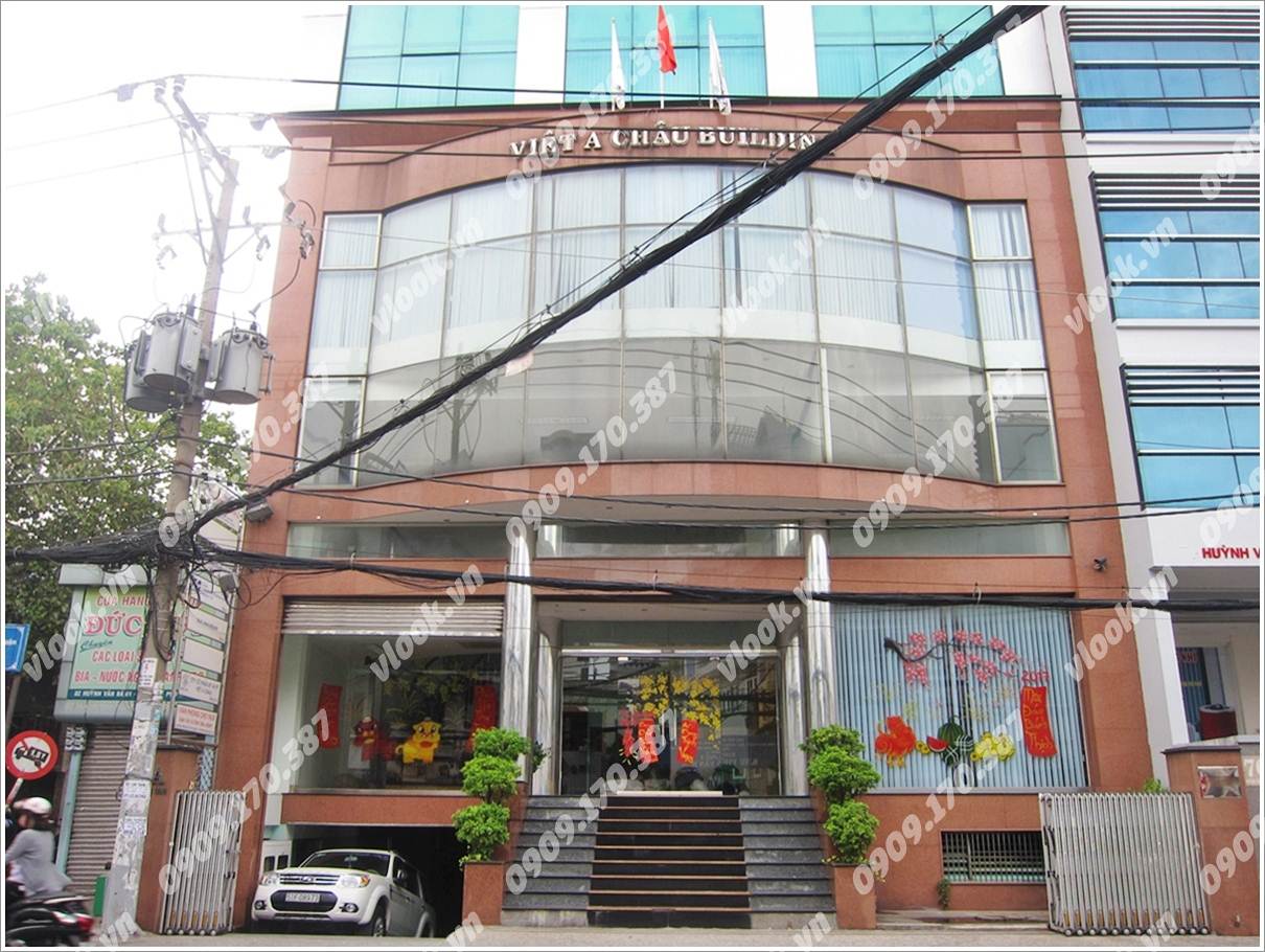 Cao ốc cho thuê văn phòng Việt Á Châu Building Huỳnh Văn Bánh Phường 15 Quận Phú Nhuận TP.HCM - vlook.vn