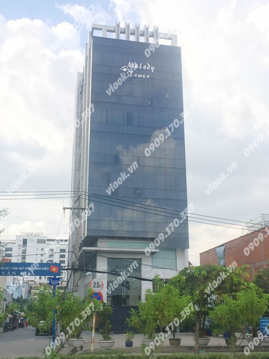 Cao ốc văn phòng cho thuê Melody Tower 2 Điện Biên Phủ Phường 25 Quận Bình Thạnh TP.HCM - vlook.vn