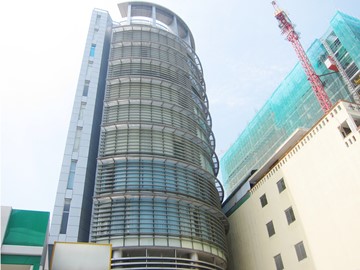 Mặt trước cao ốc cho thuê văn phòng SPT Building, Điện Biên Phủ Quận Bình Thạnh, TPHCM - vlook.vn