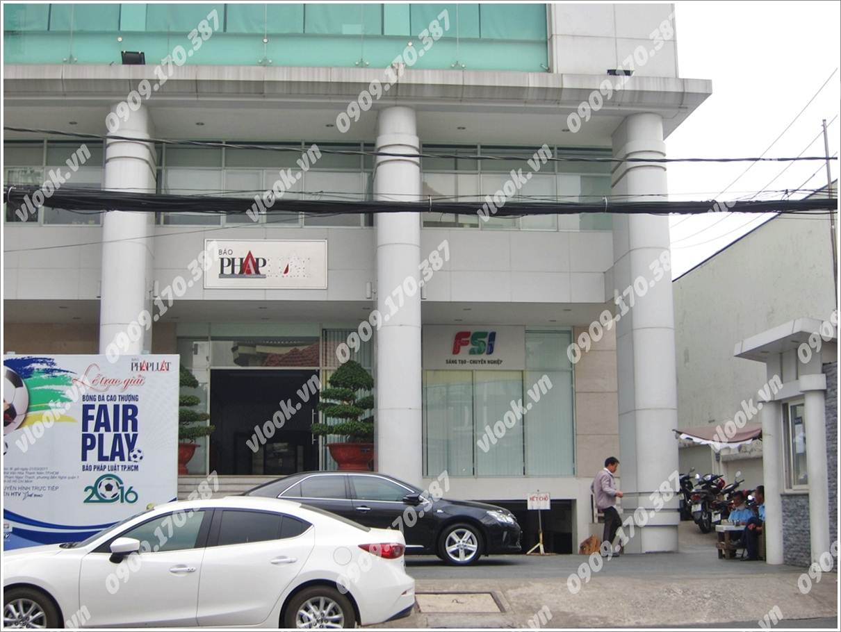 Cao ốc cho thuê văn phòng Hoàng Việt Building Phường 4 Quận Tân Bình TP.HCM - vlook.vn