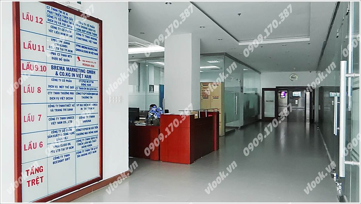 Cao ốc văn phòng cho thuê Hoàng Việt Building Phường 4 Quận Tân Bình TP.HCM - vlook.vn