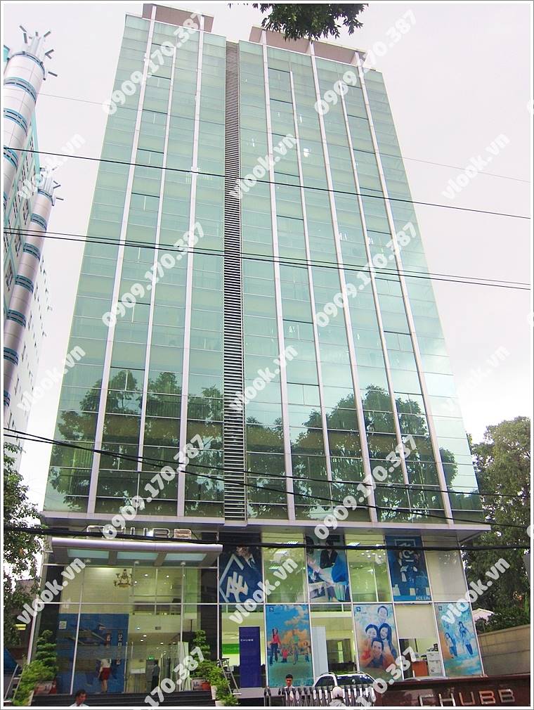 Nhìn toàn cảnh cao ốc văn phòng cho thuê Chubb Tower 2, Điện Biên Phủ,Quận 3 , Tp.HCM - vlook.vn