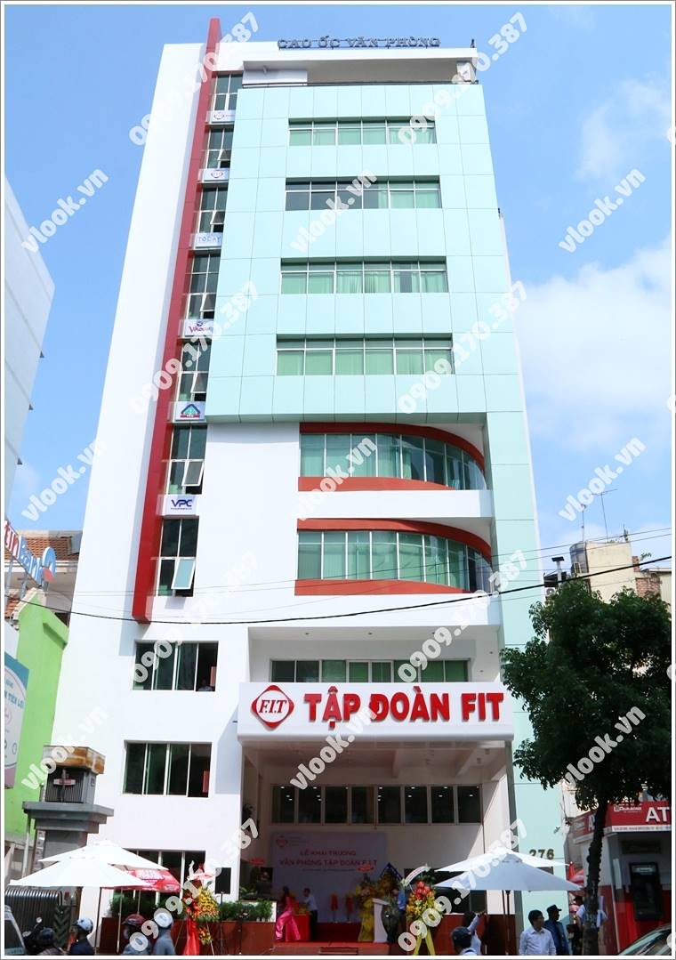 Toàn cảnh văn phòng cho thuê FIT Building Nguyễn Đình Chiểu, Quận 3,TP.HCM.