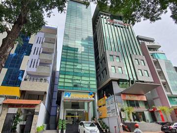 Mặt trước cao ốc cho thuê văn phòng Linco Building, Võ Văn Tần, Quận 3, TPHCM - vlook.vn