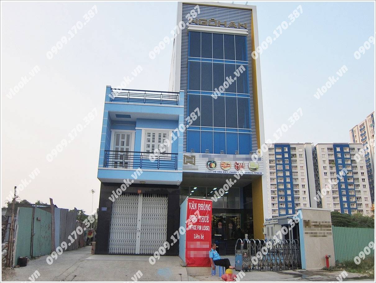 Cao ốc cho thuê văn phòng Ngô Han Building, Võ Văn Kiệt, Phường 16, Quận 8, TP.HCM - vlook.vn