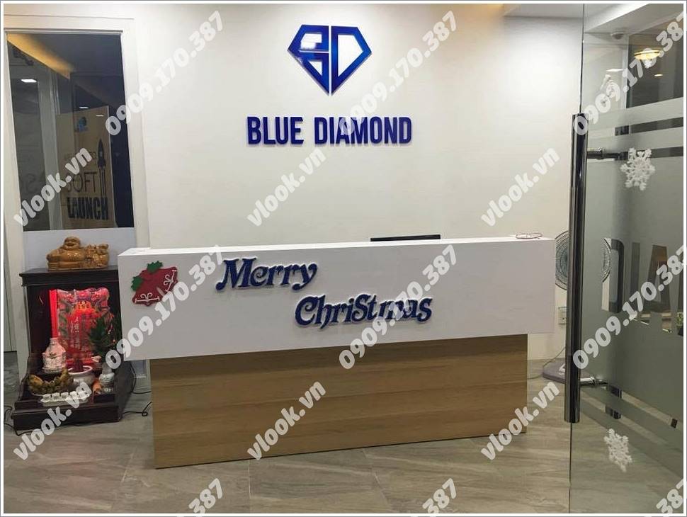 Cao ốc văn phòng cho thuê Blue Diamond Hồng Lĩnh Phường 15 Quận 10 TP.HCM - vlook.vn