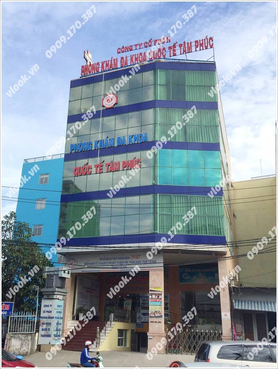 Cao ốc cho thuê văn phòng Tâm Phúc Building Phường 26 Quận Bình Thạnh TP.HCM - vlook.vn