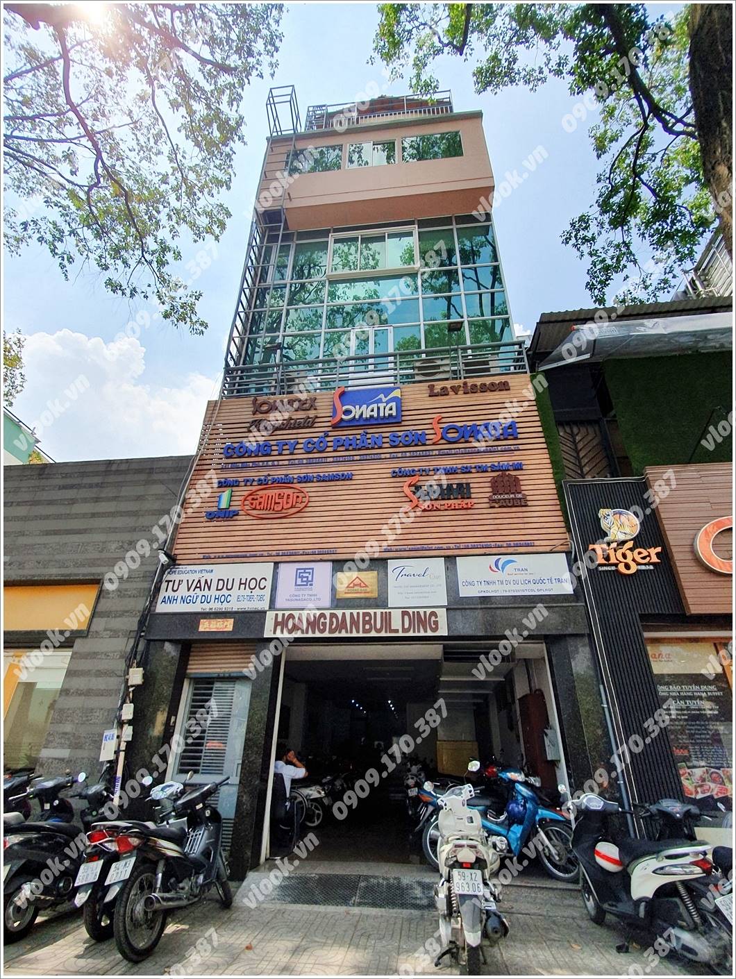 Cao ốc cho thuê văn phòng Hoàn Đan Building, Điện Biên Phủ, Quận 3, TPHCM - vlook.vn