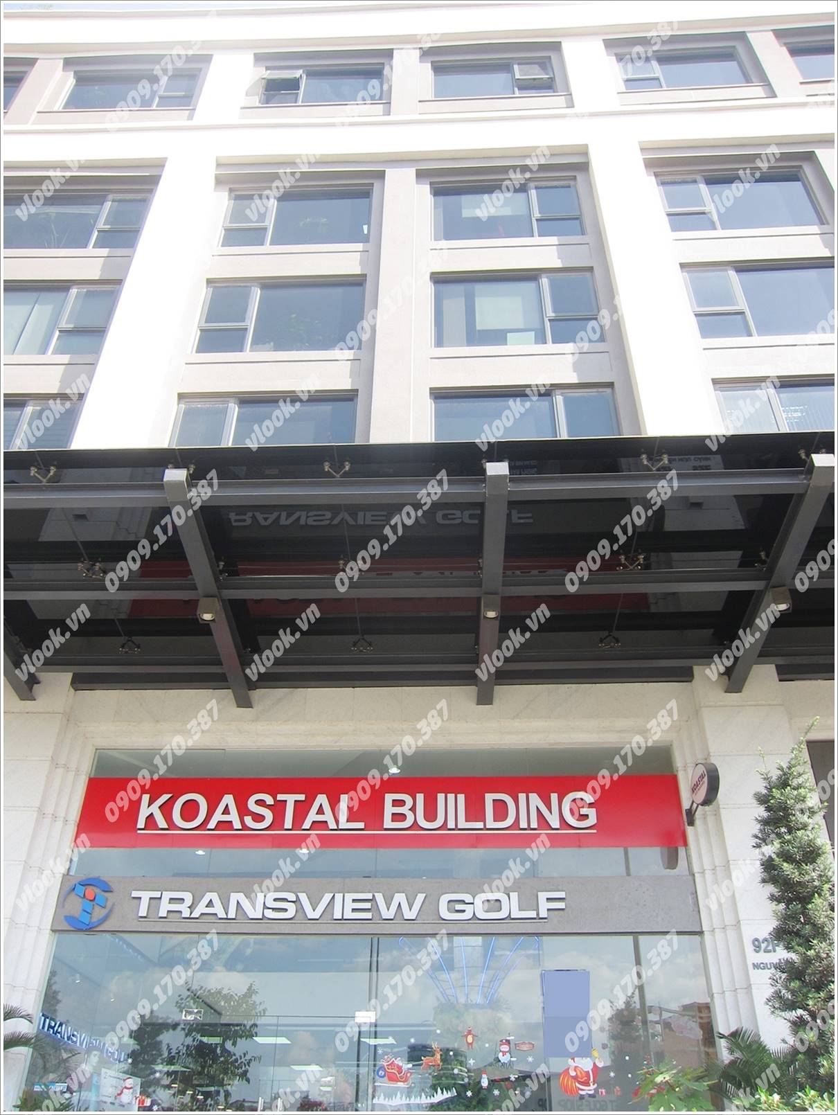 Cao ốc cho thuê văn phòng Koastal Building, Nguyễn Hữu Cảnh, Quận Bình Thạnh, TPHCM - vlook.vn