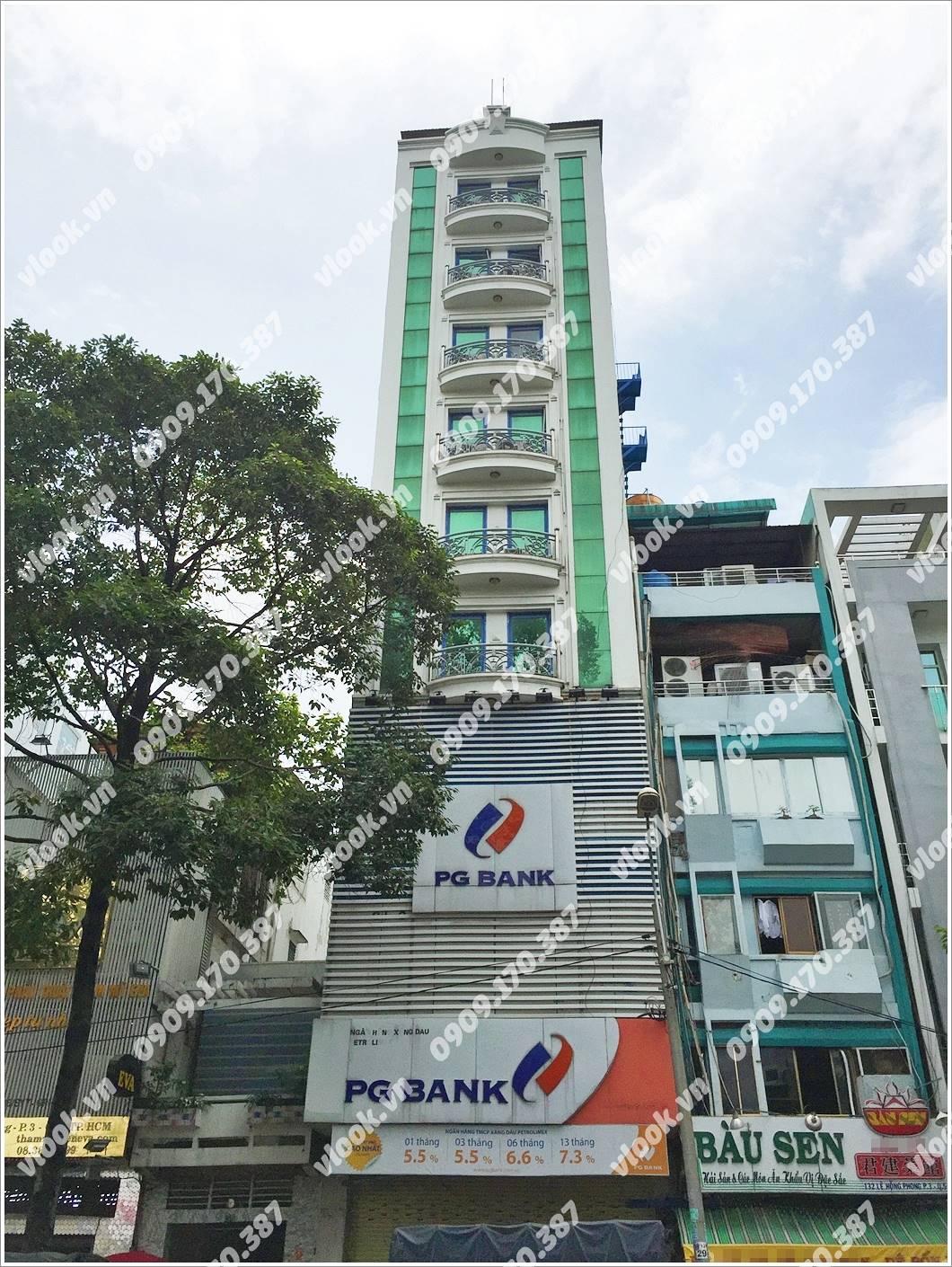 Cao ốc cho thuê văn phòng Venus Building Lê Hồng Phong Quận 5 - vlook.vn