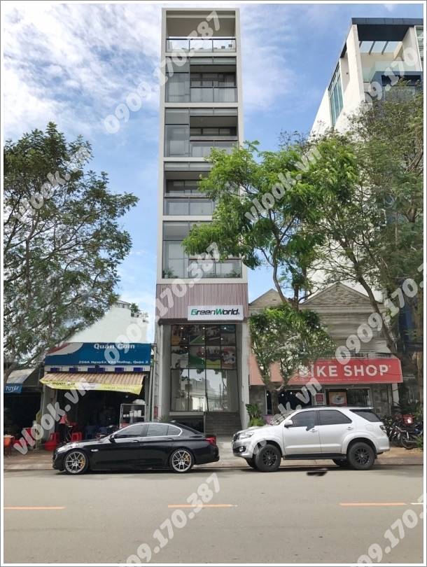 Cao ốc cho thuê văn phòng Green World Building, Nguyễn Văn Hưởng, Quận 2, TPHCM - vlook.vn