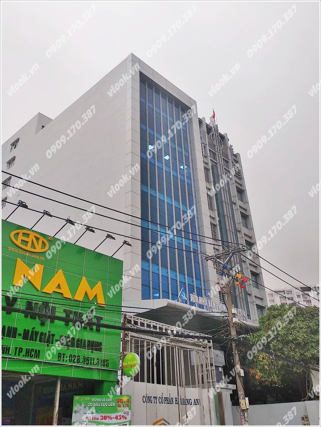 Cao ốc cho thuê văn phòng Thủy Lợi 4 Building, Nguyễn Xí, Quận Bình Thạnh, TPHCM - vlook.vn