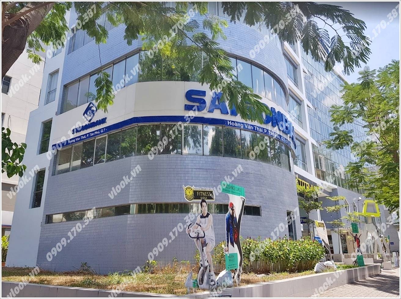 Cao ốc văn phòng cho thuê Saigonbank Building, Hoàng Văn Thái, Quận 7, TPHCM - vlook.vn