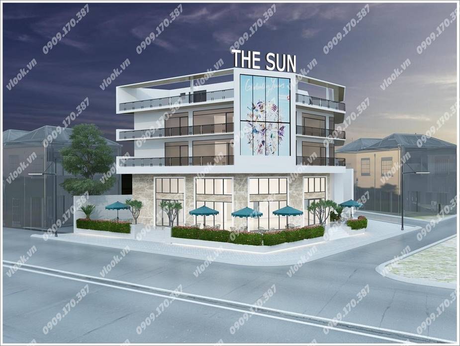 Cao ốc văn phòng cho thuê The Sun Building, Đồng Văn Cống, Quận 2, TP.HCM - vlook.vn