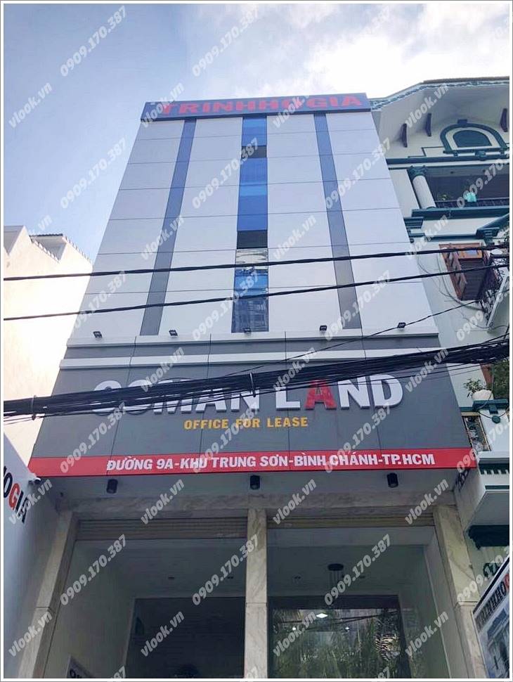 Cao ốc văn phòng cho thuê Osman Land, Đường 9A, Huyện Bình Chánh, TPHCM - vlook.vn