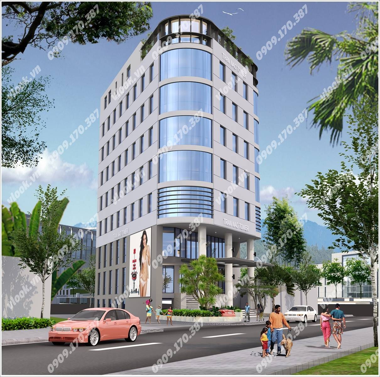 Cao ốc văn phòng cho thuê Trần Não Tower, Quận 2, TP.HCM - vlook.vn
