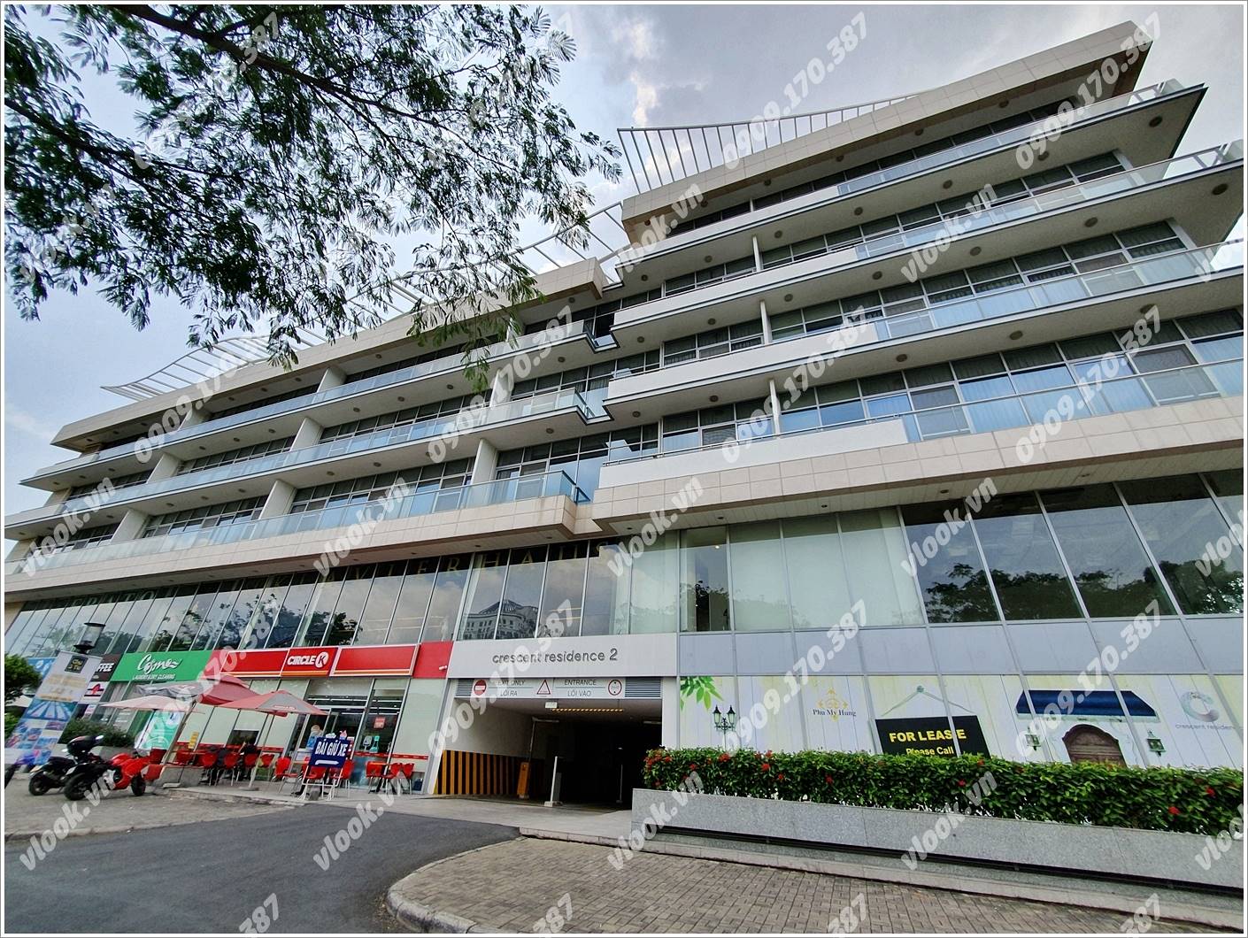 Cao ốc cho thuê văn phòng Crescent Residence 2, Tôn Dật Tiên, Quận 7, TPHCM - vlook.vn