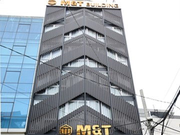 Mặt trước cao ốc cho thuê văn phòng M&T Building, Nguyễn Hữu Cảnh, Quận Bình Thạnh, TPHCM - vlook.vn