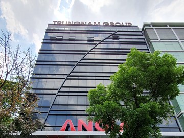 Mặt trước cao ốc cho thuê văn phòng Trung Nam Building 2, Nguyễn Thị Diệu, Quận 3, TPHCM - vlook.vn