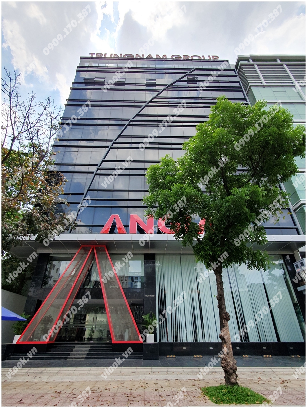 Mặt trước cao ốc cho thuê văn phòng Trung Nam Building 2, Nguyễn Thị Diệu, Quận 3, TPHCM - vlook.vn
