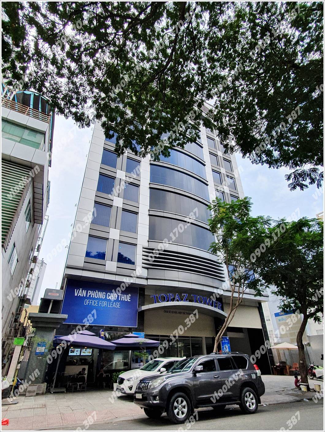 Cao ốc cho thuê văn phòng Topaz Tower, Phó Đức Chính, Quận 1, TPHCM - vlook.vn