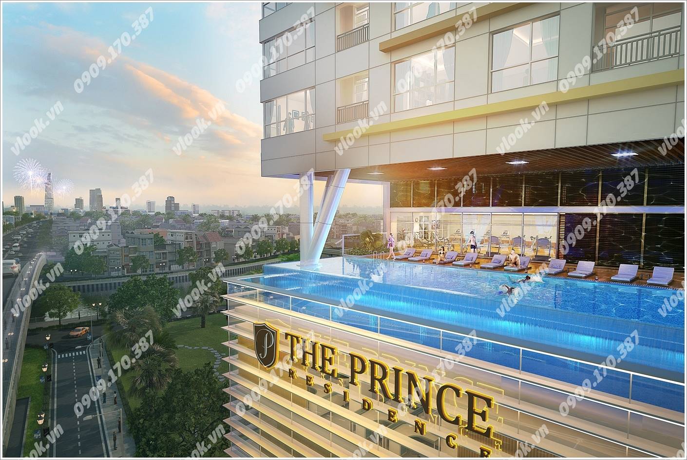 Cao ốc văn phòng cho thuê văn phòng The Prince Residence, Nguyễn Văn Trỗi, Quận Phú Nhuận, TP.HCM - vlook.vn